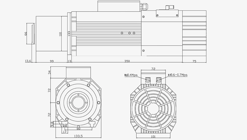 ATC Air-Cooled 9.0KW ISO30