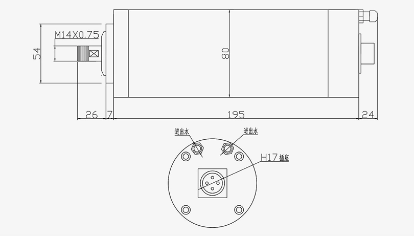 MG80-1.5ER11 Three-Axis