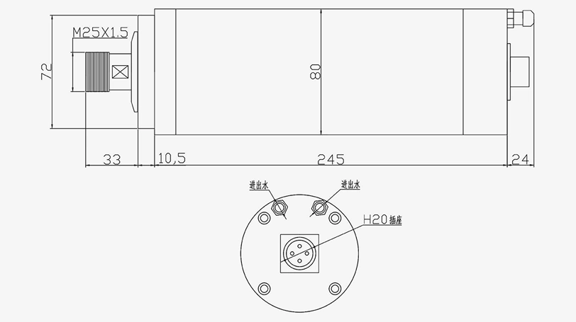MG80-2.2ER20 Extended