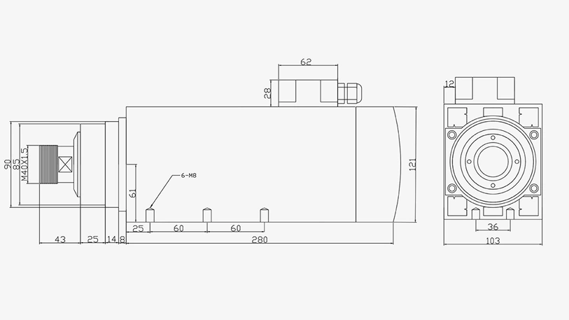 SL Square Air-Cooled 6.0ER32-241