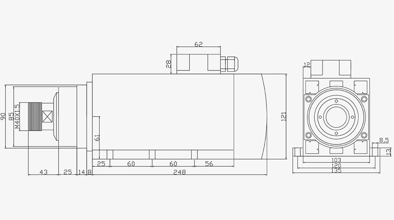 SL Square Air-Cooled 4.5B ER32