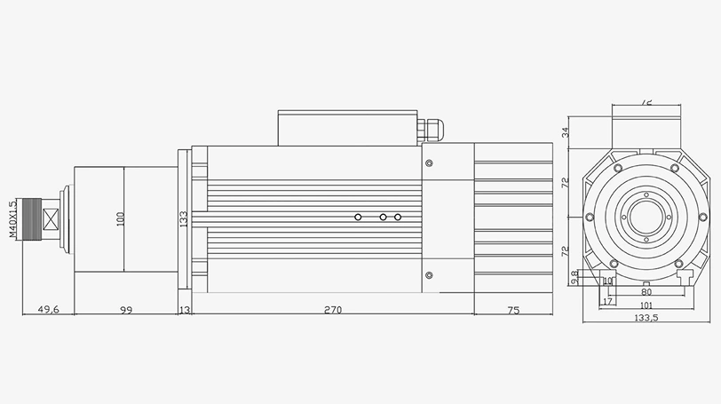 SL9KW Air-Cooled ER32